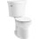 Kingston 1.28 GPF (Water Efficient) Round Two-Piece Toilet (Seat Not Included)