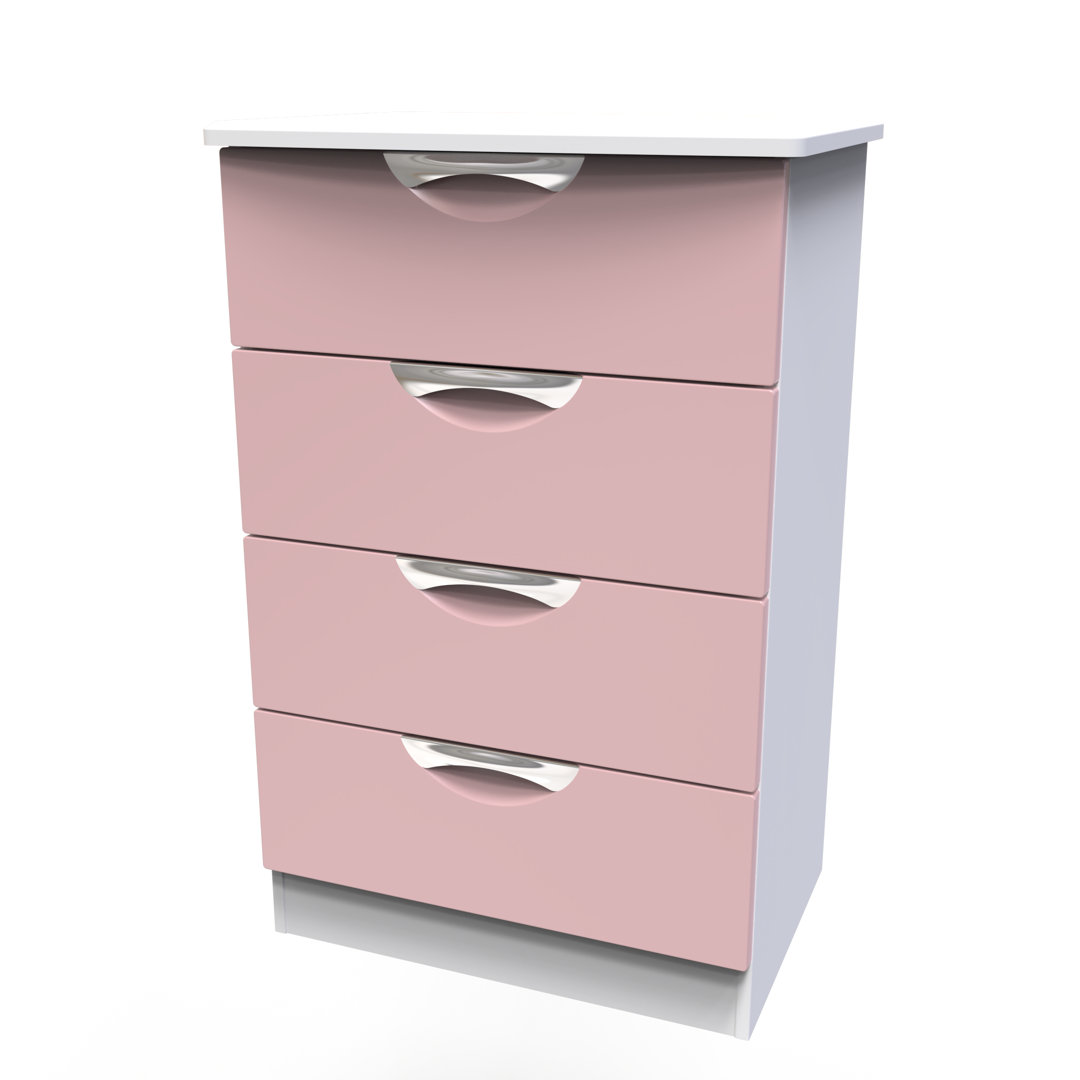 Fully Assembled Leodis 4 - Drawer Chest of Drawers
