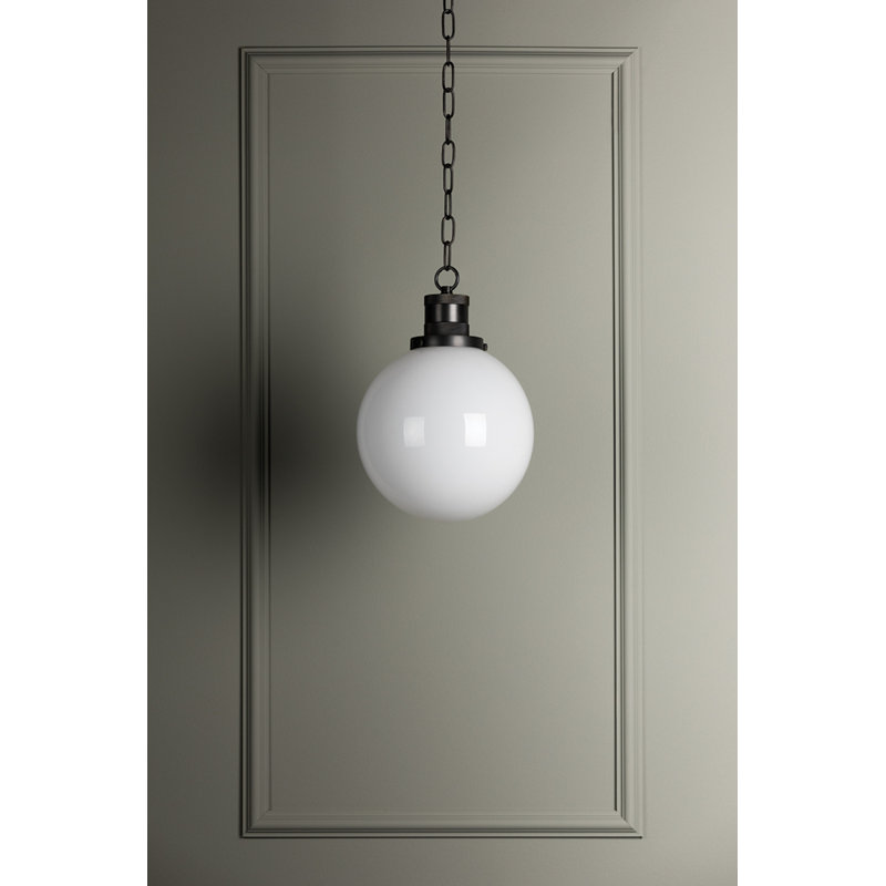 BEVERLY Pendant by ZIO & SONS, Old Bronze, 14.75" H x 10" W x 10" D