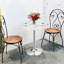 Mcnatt Round Dining Table with Steel Base