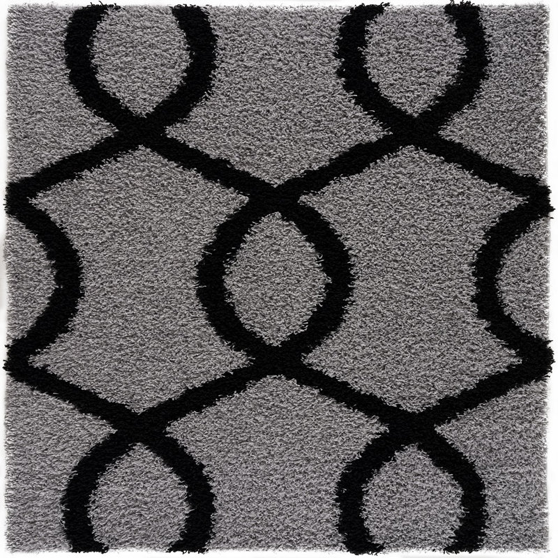 Tapis gris / noir Barrow, 8' x 10'