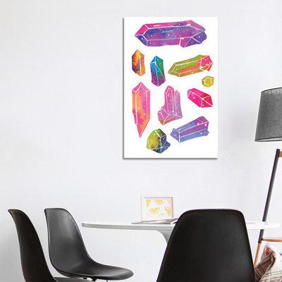 Crystal Gem 1 Piece Wrapped Canvas Wall Art