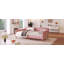 Lit de jour simple tapissier avec 4 pieds de soutien, Rubine -772222546