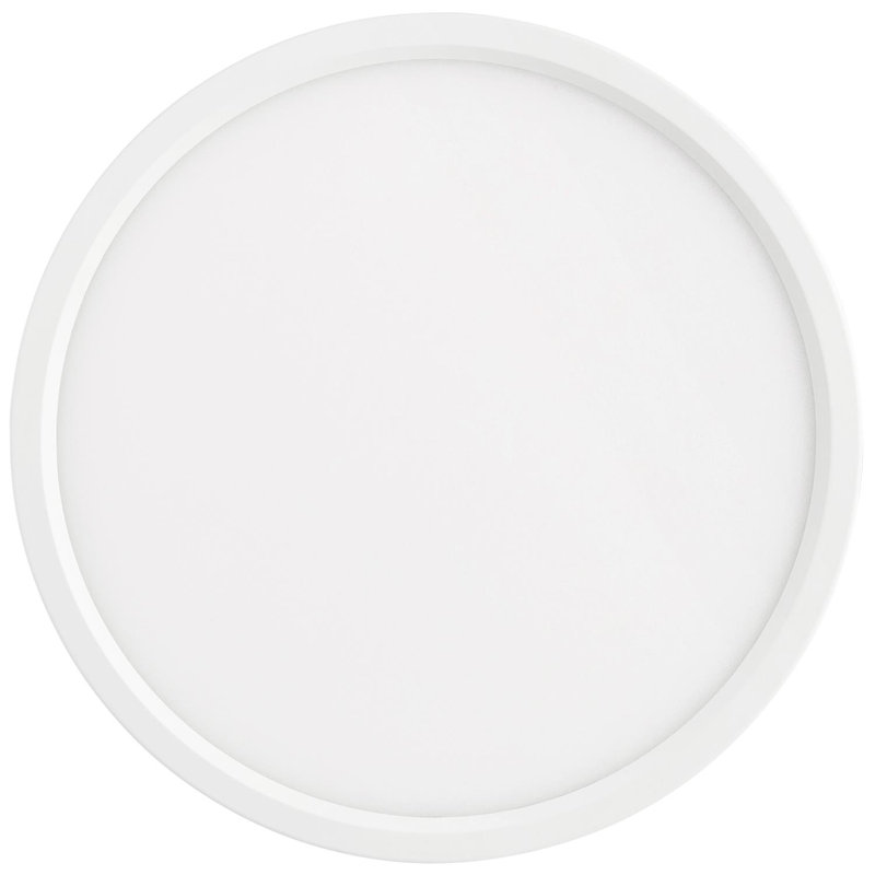 5 po DEL, intensité variable, homologué ETL, finition blanche, mini panneau lumineux rond, réglage en couleur CCT 3000K, 4000K, 5000K