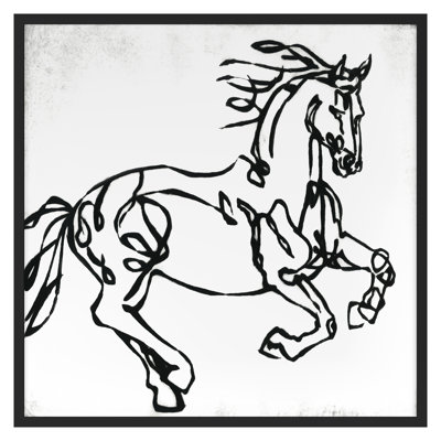 Line Equine 1 Print by Susan Gillette