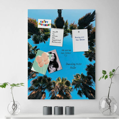 Magnetic Glass Photo Memo Board