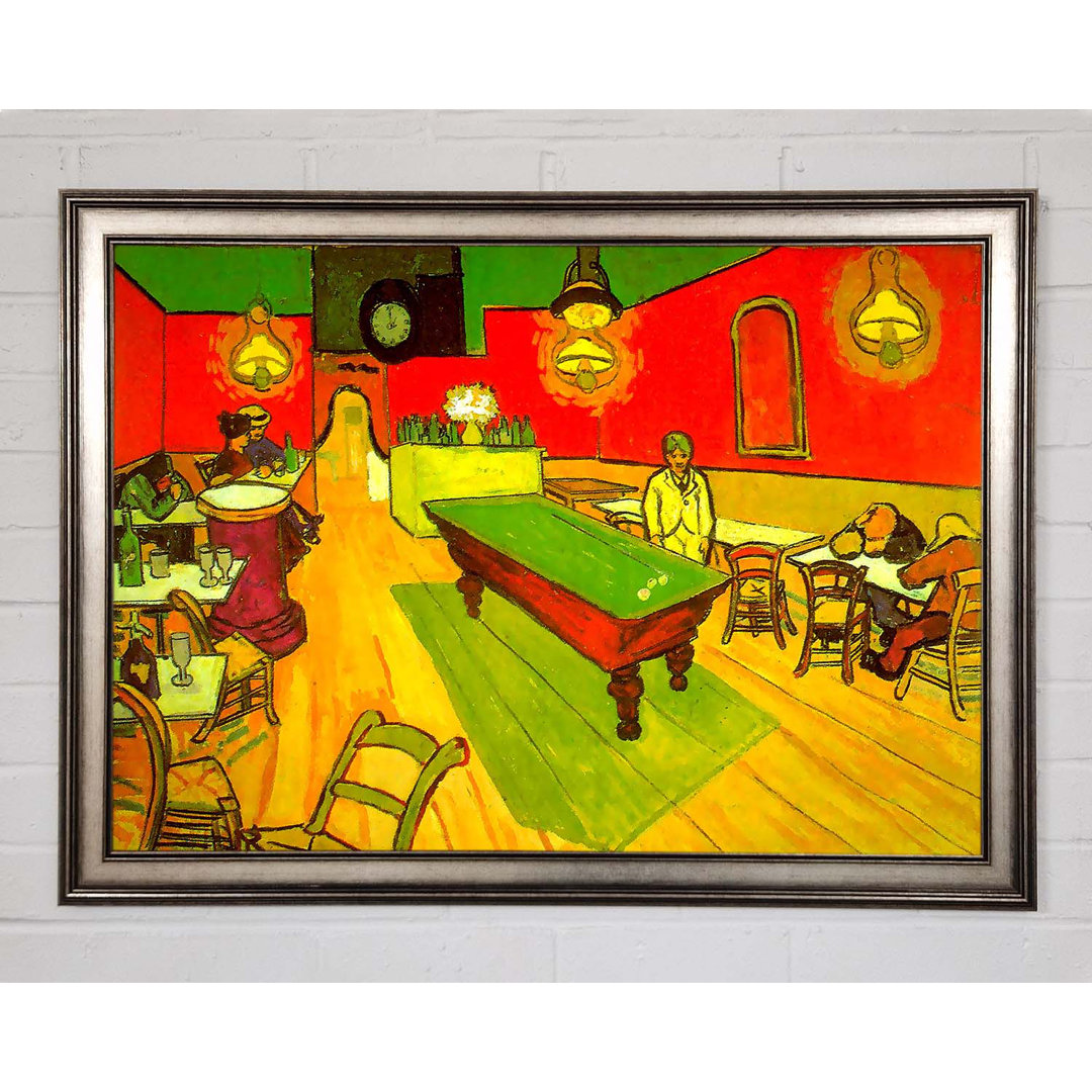 Gerahmtes Leinwandbild Night Cafe 2 von Vincent Van Gogh