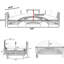 Ensemble de canapé modulaire 5 pièces demi-lune en osier résistant aux intempéries, ensemble de mobilier de patio pour l'extérieur avec table en verre trempé pour le jardin, la cour arrière et le balcon-190768767