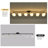 6 - Light 47.24" Linear Glass Dimmable Flush Mount