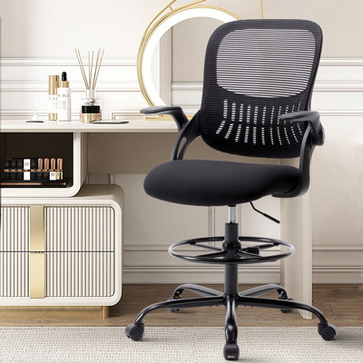 Chaise ergonomique de bureau, chaise de bureau d'ordinateur avec dossier haut