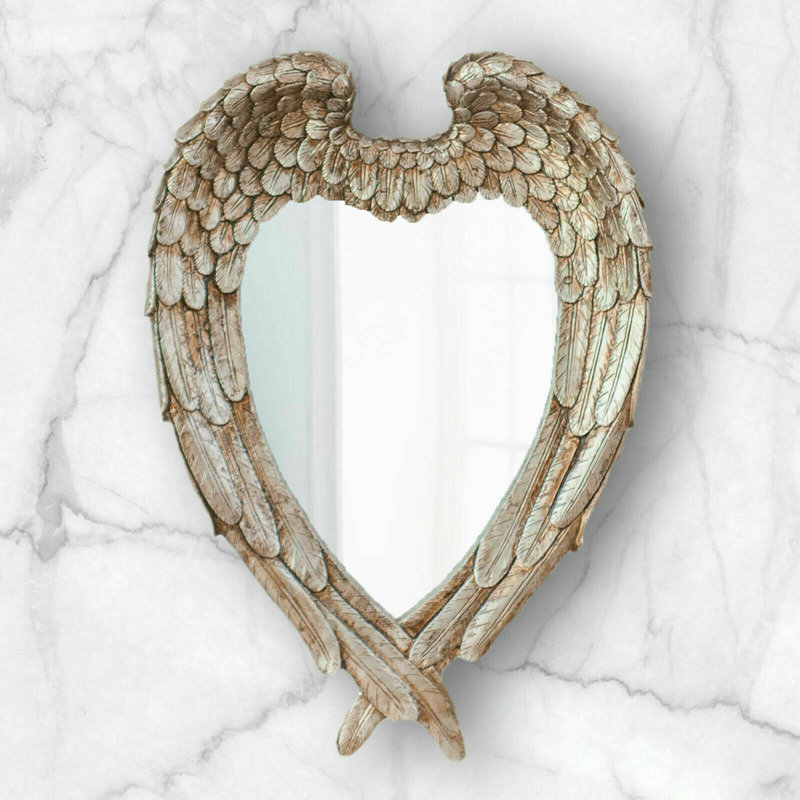 Detweiler Concave Mirror, 40 H x 28 W, Beige
