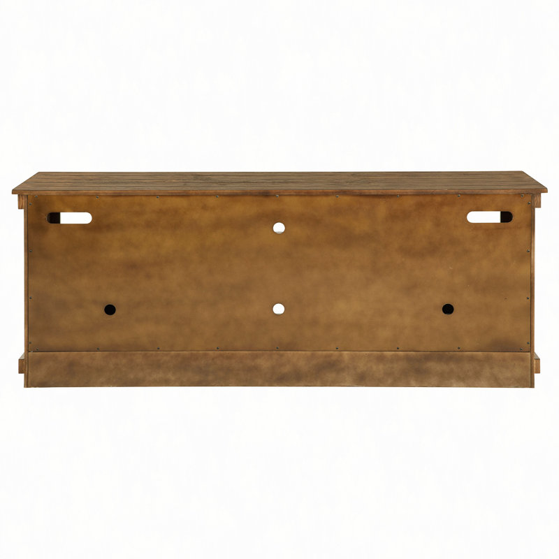 Meuble télé Castleton, Brown, 27"H x 16.25"L x 70"W