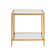 Metal Designs Claret Rectangular End Table