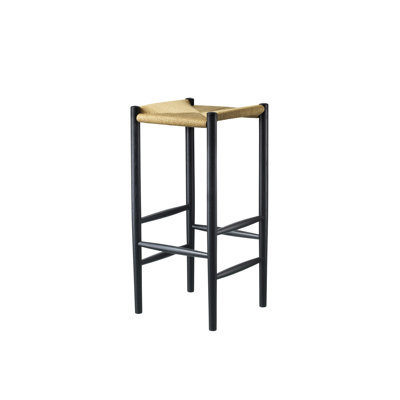 J164 Bar Stool with Solid Wood Frame