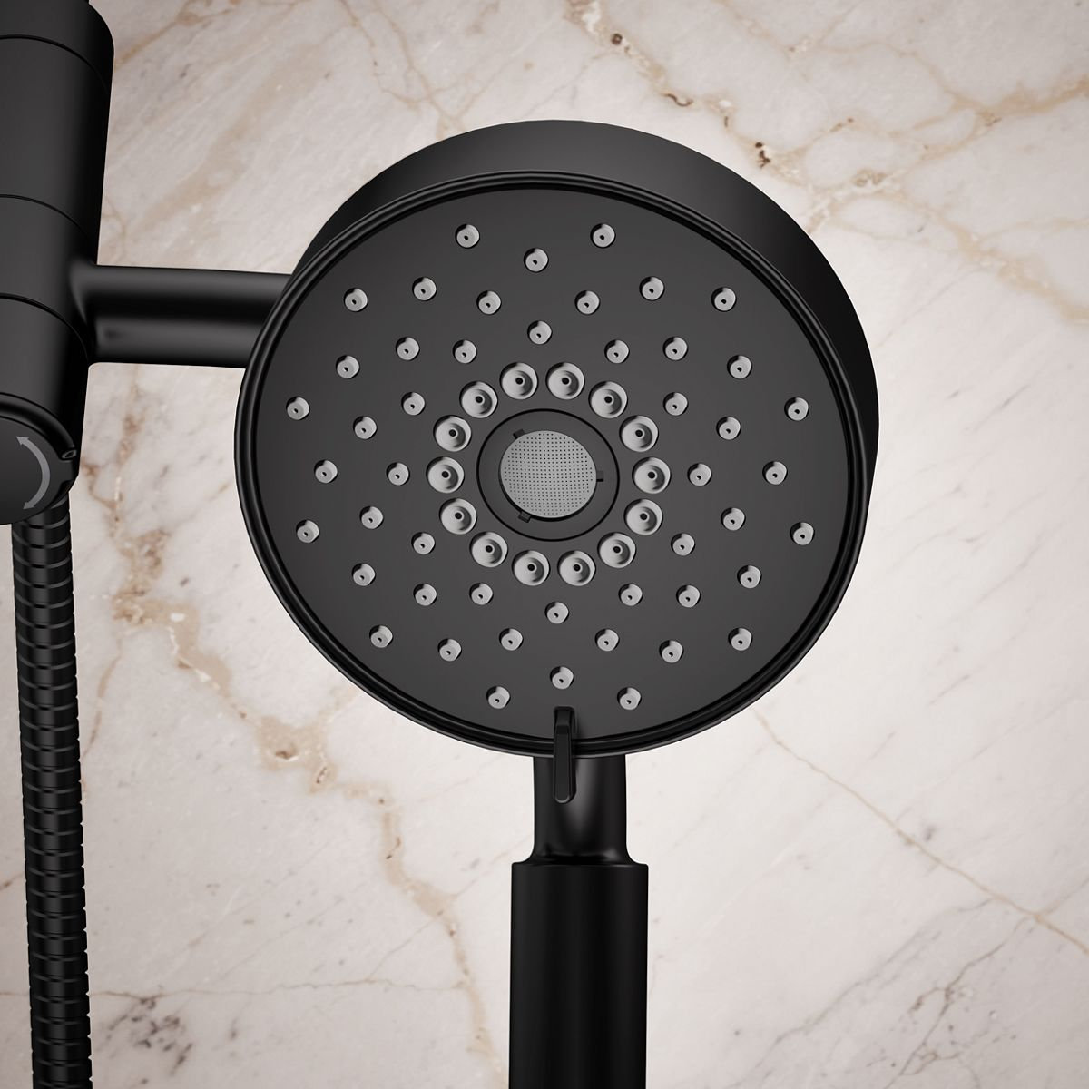 Purist 2.5 GPM 2-In-1 Multifunction Shower Combo Kit, Matte Black