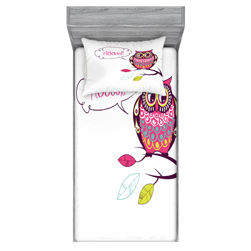 Microfiber Sheet Set, Twin Sheet Set with Fitted Sheet