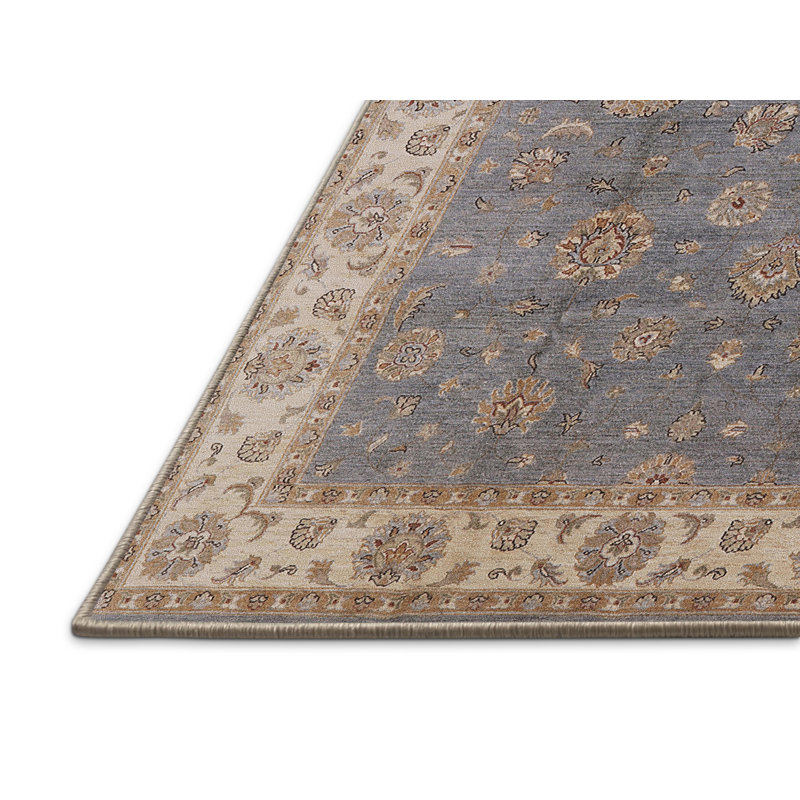 Tapis oriental bleu / beige Niklas, Rectangle 6 pi x 9 pi