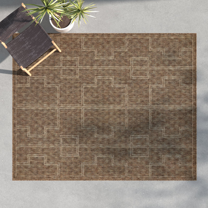 Ava Moroccan Indoor / Outdoor Rug, Rectangle 8' x 10'