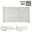 Adarra Cotton Non-Slip Bath Mat