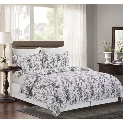 Bleighton Cotton Reversible Quilt Set