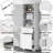 68.1" Tall Freestanding  Bathroom Storage Cabinet-168424250