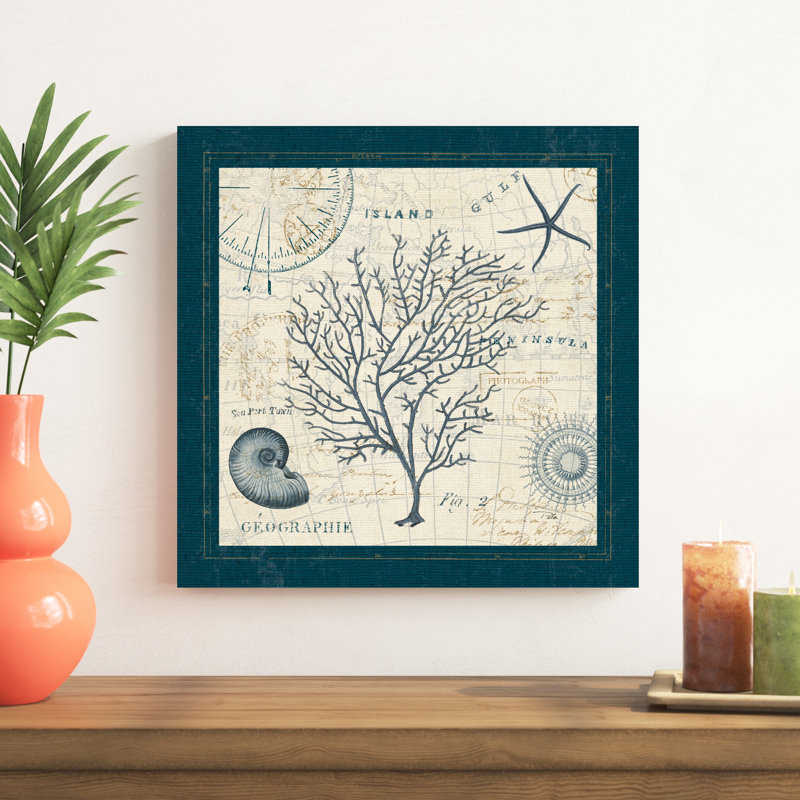" Ocean Life IV " by Pela, 20" H x 20" W 