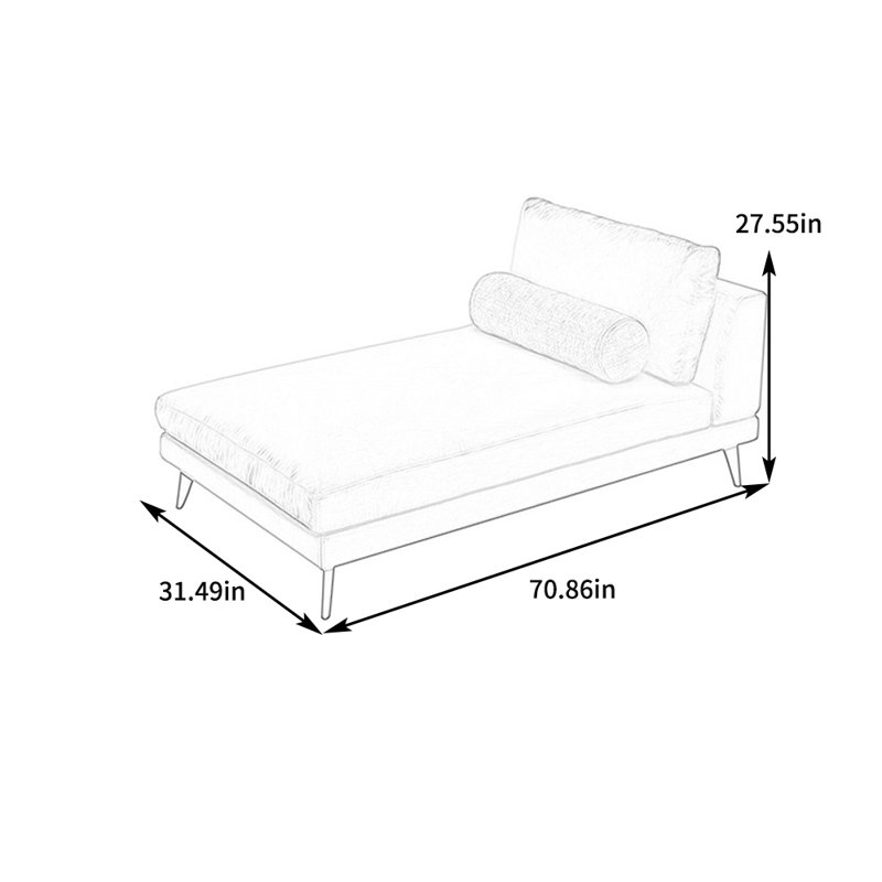 Fauteuil inclinable en éponge de luxe léger, simple et moderne