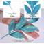 Paquet de 20 feuilles de paillettes artificielles 13 "fausses piqûres de Noël décoratives pour décoration d'arbre de Noël-151006959