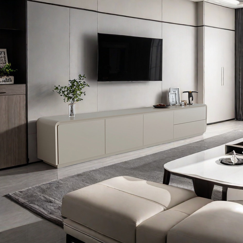 Orxva Galaxy Open TV stand with large storage | Wayfair