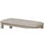 Tan/Brown Counter Height Bench With Linen Upholstered Seat And Footrest, Wood For Dining Room Use Stool In Tan/Beige Gray, Cushioned Wooden Structure