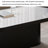 Simple oval microcrystalline stone coffee table