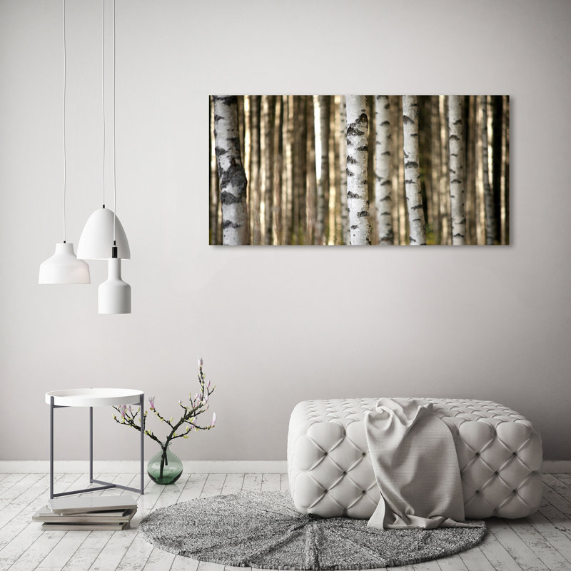 Birches - Wrapped Canvas Print