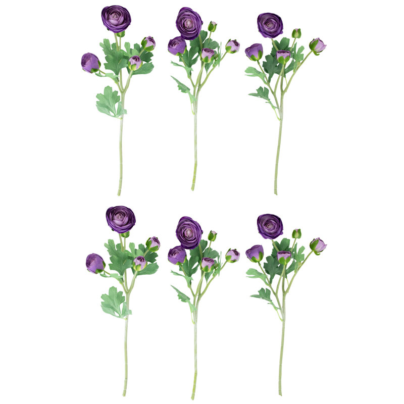 Vaporisateur de fleurs artificielles Renoncule, Mauve
