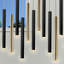 Cortaro 14 - Light Gold/Matte Black LED Cluster Pendant