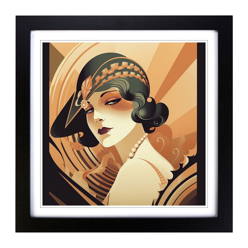 Single Picture Frame Print on Wood, Black