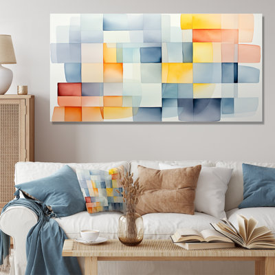 Multicolor Cubes Patterns V - Geometric Wall Art