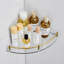 Carlena 2 Piece Triangle Glass Corner Shelf-556030104