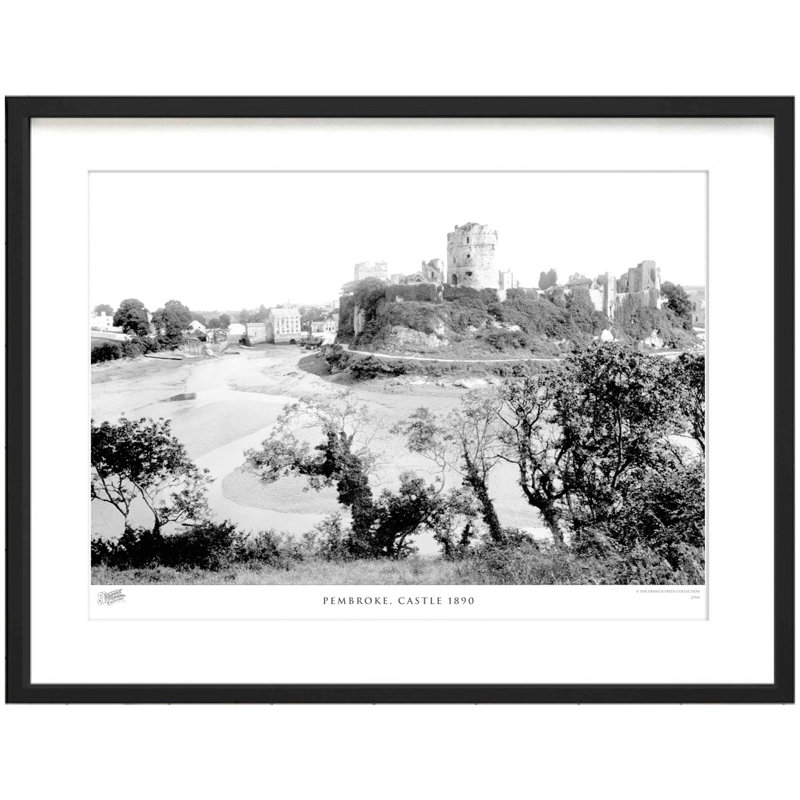 Pembroke, Castle 1890 by Francis Frith - Single Picture Frame Print, 45cm H x 60cm W
