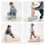  SoftPark 3Pcs Foam Climber Set, Earth-Tone Soft Play Blocks