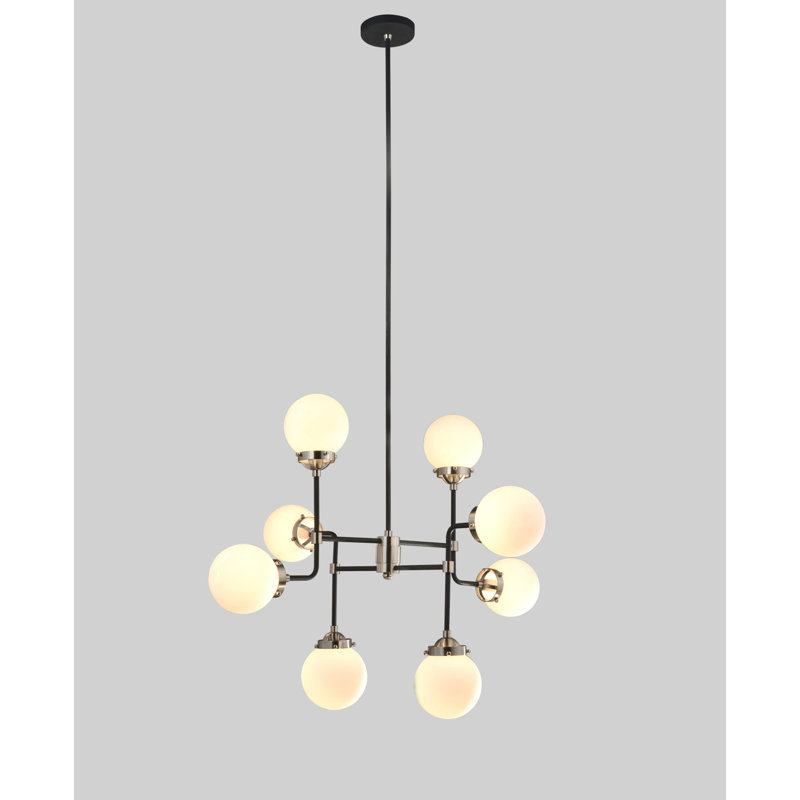 Lustre linéaire moderne Spoutnik à 8 lumières Dotir