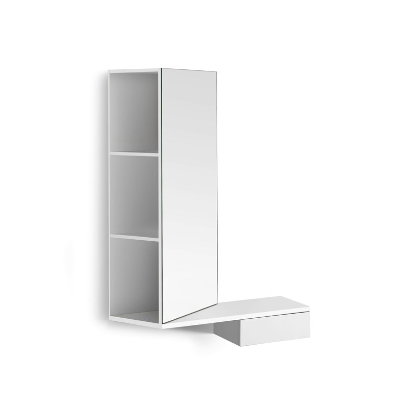 Eilyn 3 Piece Accent Shelf, White