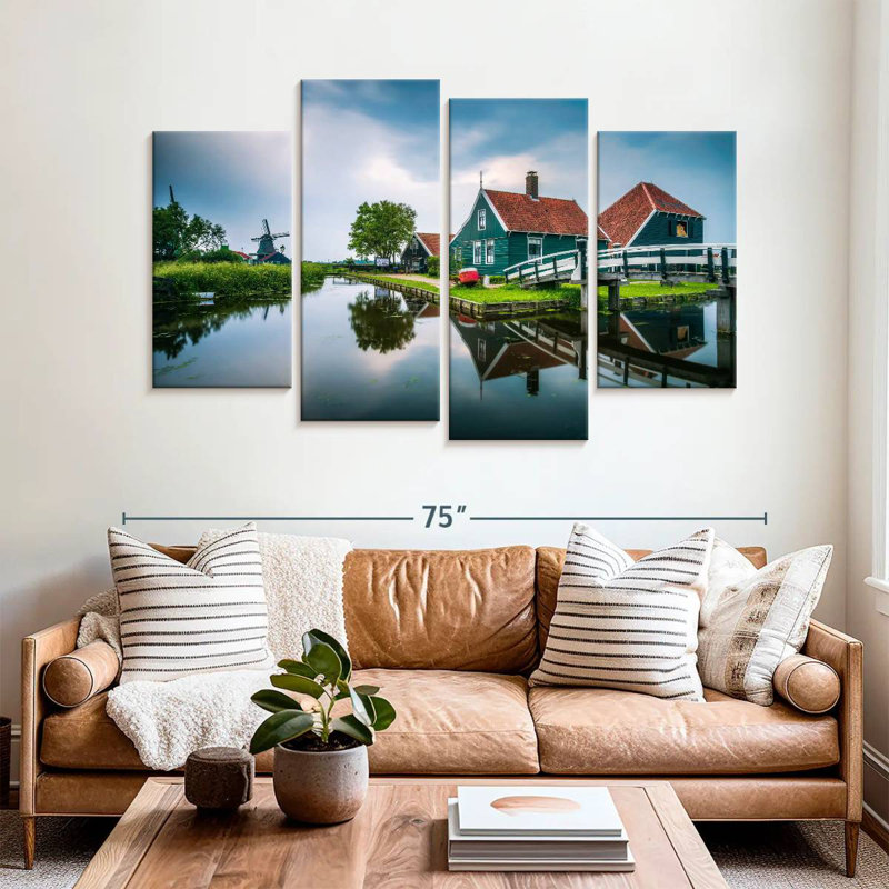 Lilie Zaanse Schans Farmhouse, H 42 po x l 68 po