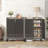 29.52" Shoe Cabinet With Doors-1577664051