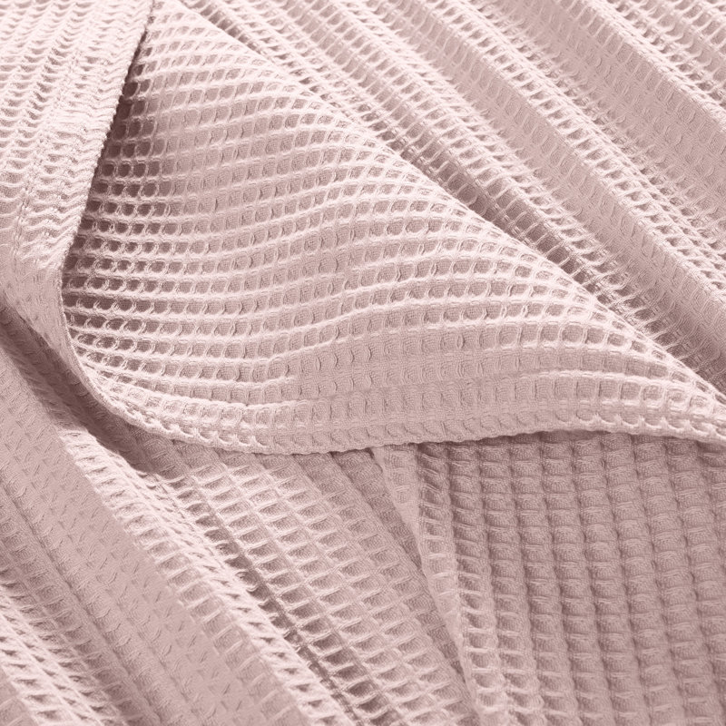 Couverture en coton The Farmhouse par Rachel Ashwell, Simple extra long, Rose
