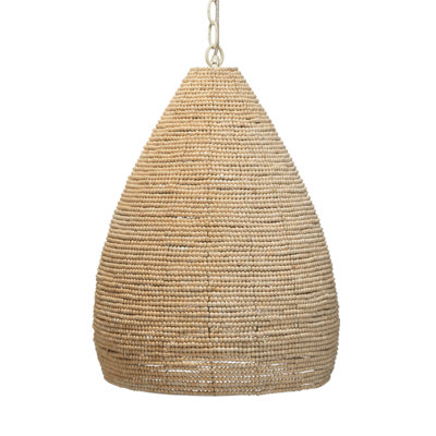 Adeva 1 - Light Beige Dome Pendant