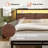 Antioch Bed Frame with LED Light and Charging Station, Metal Frame with Storage Headboard, Large Storage Space, No Spring Box Needed-87543191-109575521