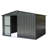 Outdoor Storage Shed,Metal Outside Sheds&Outdoor Storage Galvanized Steel,Tool Shed With Lockable Double Door For Patio,Backyard,Garden,Lawn-113816241-108963484