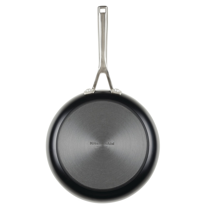 KitchenAid Hard Anodized Ceramic Nonstick Cookware Pots and Pans Set, 10 Piece, Black