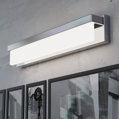 Arhan Modern Dimmable LED Bathroom Vanity Light, 4000K Linear Bathroom Light Fixtures Over Mirror
