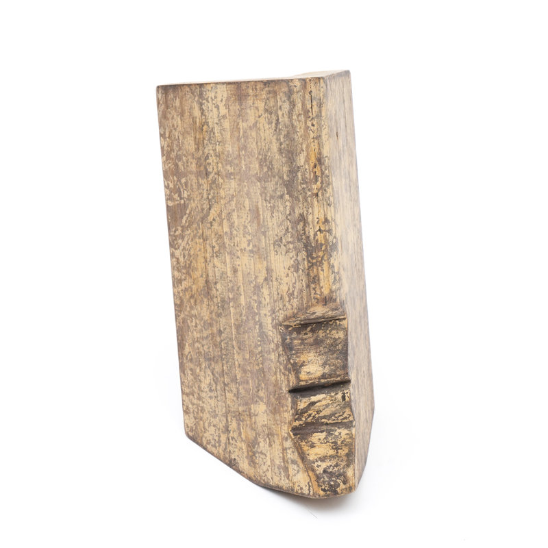 Figurine & Sculpture | Wooden Face Decor Object, 10" H x 5.5" W x 6" D
